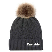 Eastside Fitness Faux Fur Pom Toque