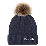 Eastside Fitness Faux Fur Pom Toque