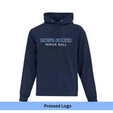 HS Baseball Print Full Logo Hoodie - Adult