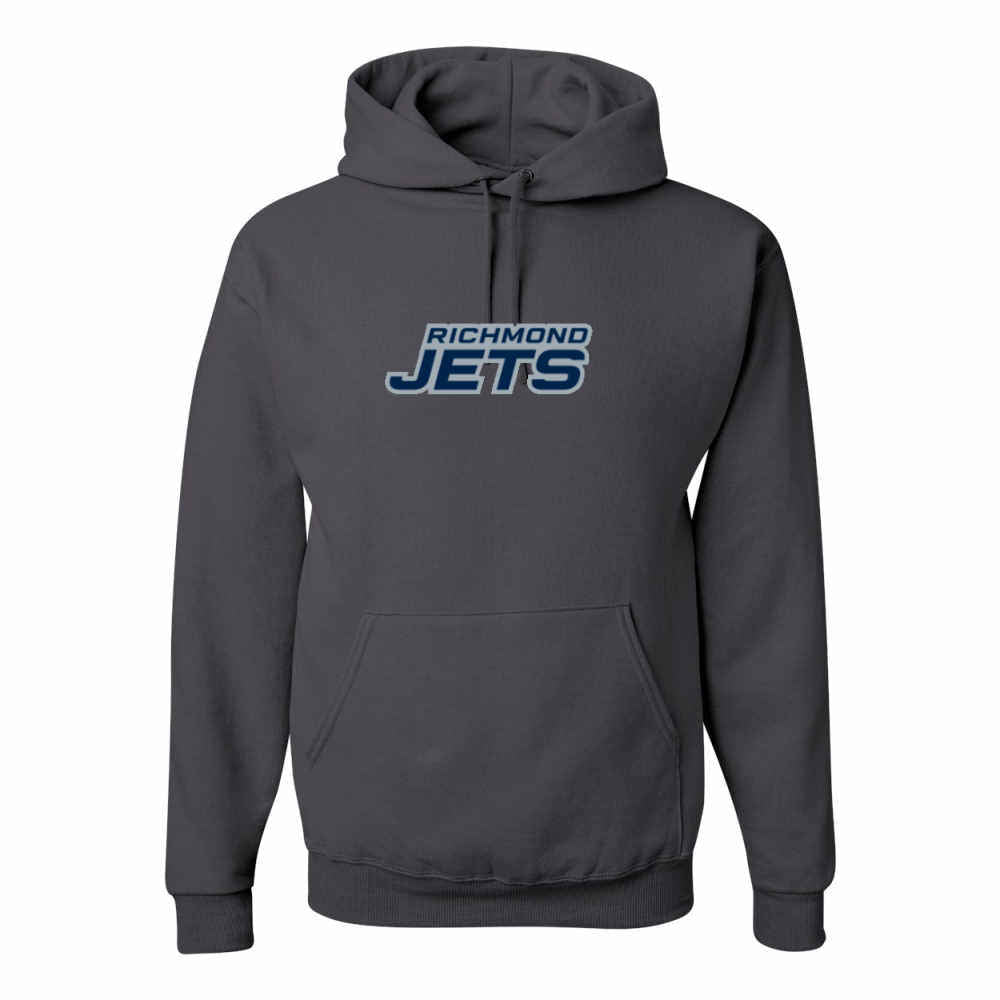 Jets Hoodie - Stacked Logo - Adult