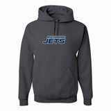 Jets Hoodie - Stacked Logo - Adult