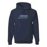 Jets Hoodie - Stacked Logo - Youth