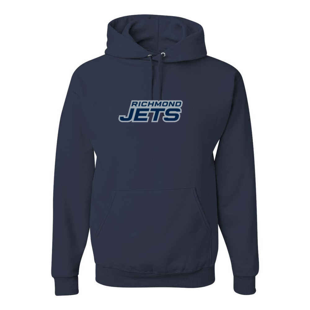 Jets Hoodie - Stacked Logo - Adult