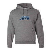 Jets Hoodie - Stacked Logo - Adult