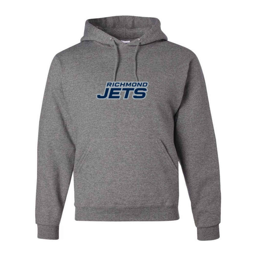 Jets Hoodie - Stacked Logo - Adult