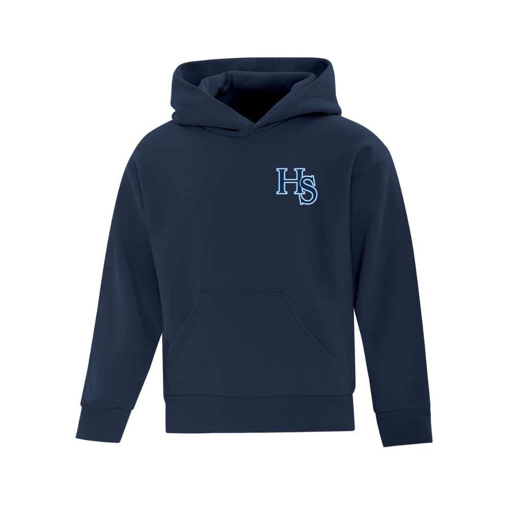 HS Baseball Hoodie with Left Chest Logo - Youth