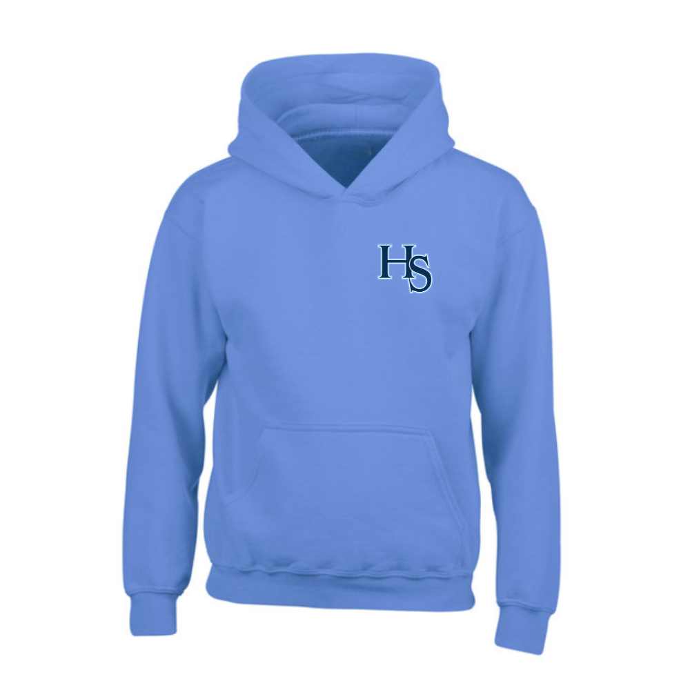 HS Baseball Hoodie with Left Chest Logo - Youth