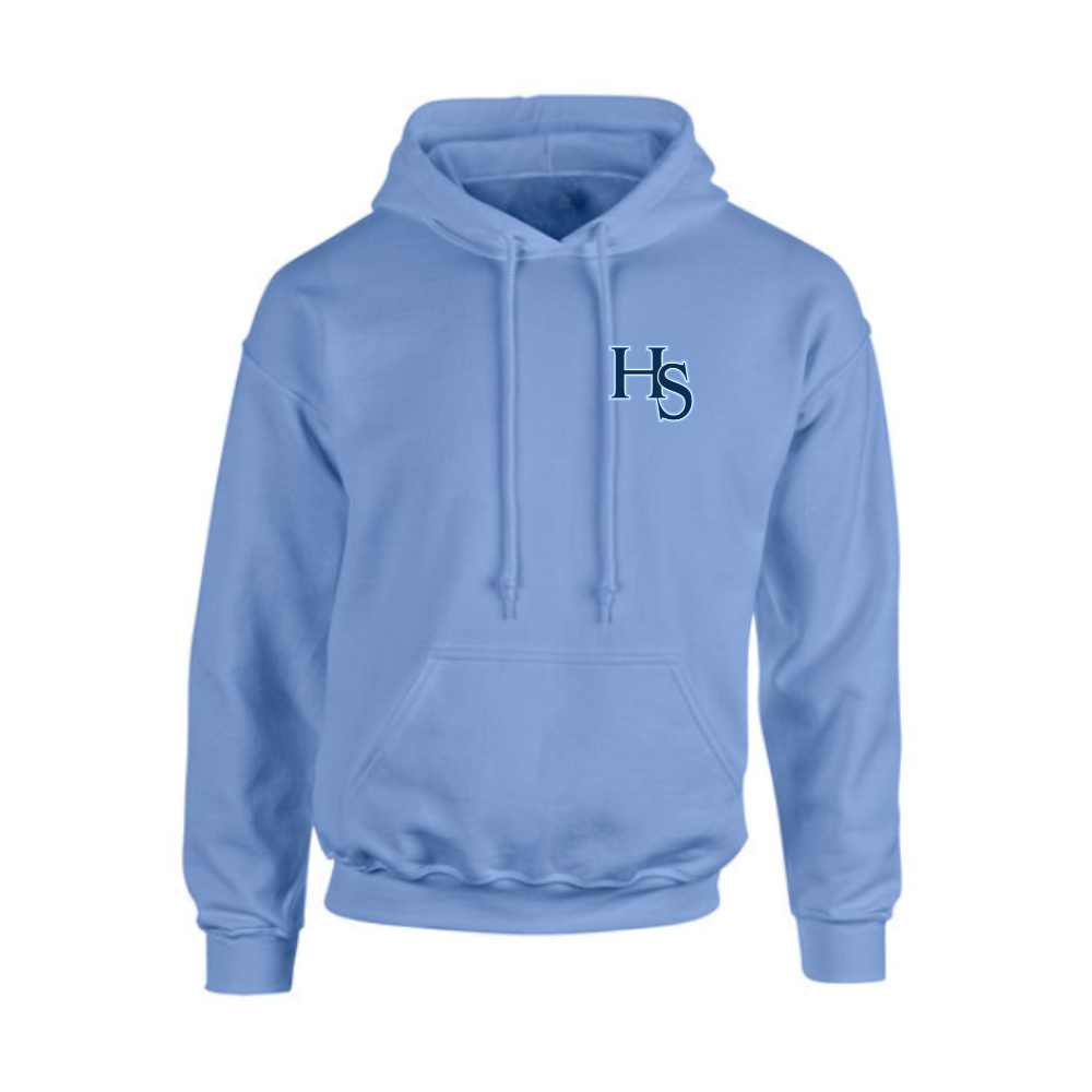 HS Baseball Hoodie with Left Chest Logo - Adult