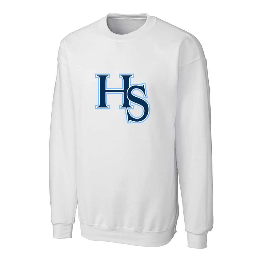 HS Baseball Applique Logo Crewneck Sweatshirt - Adult