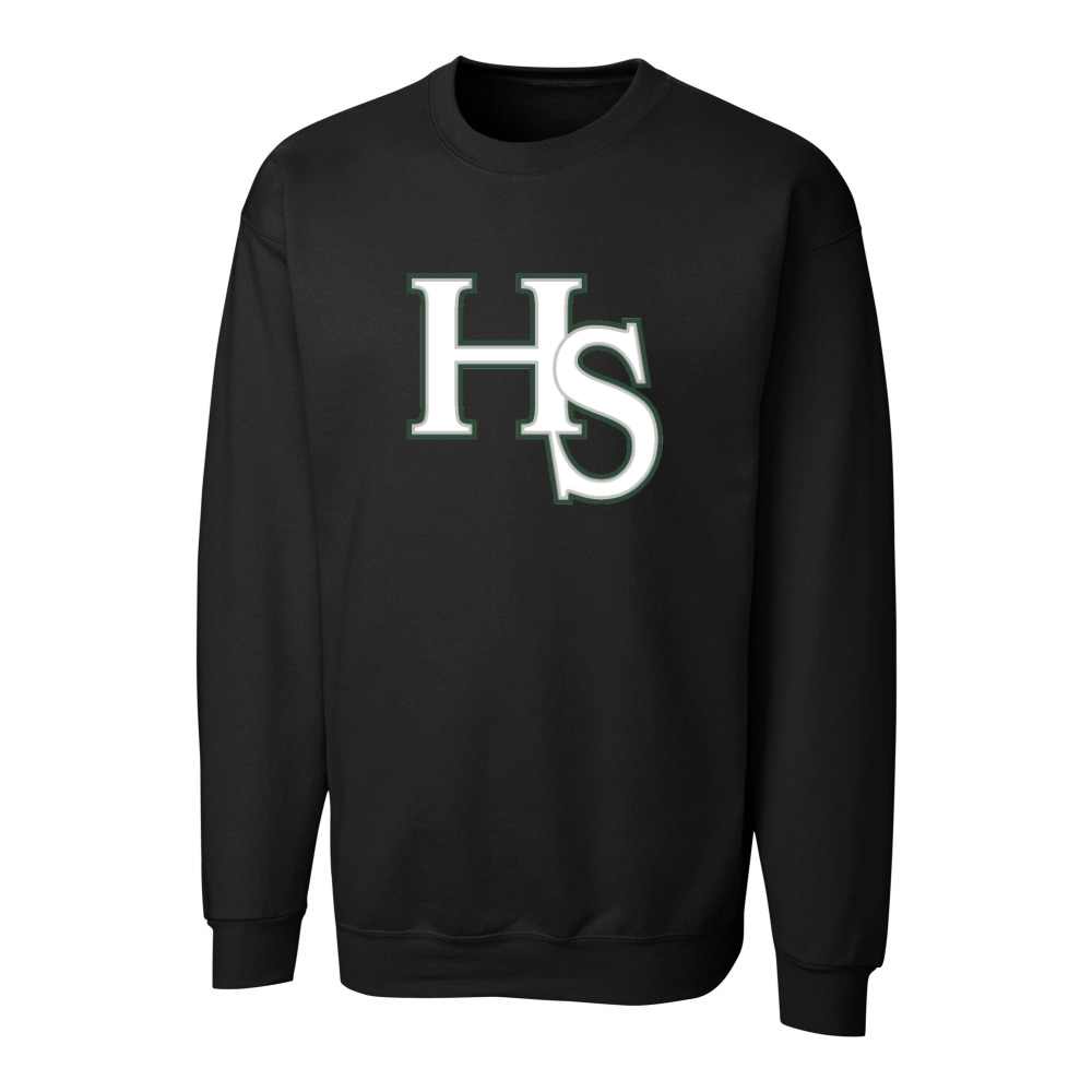 HS Softball Full Front Crewneck Sweatshirt - Adult