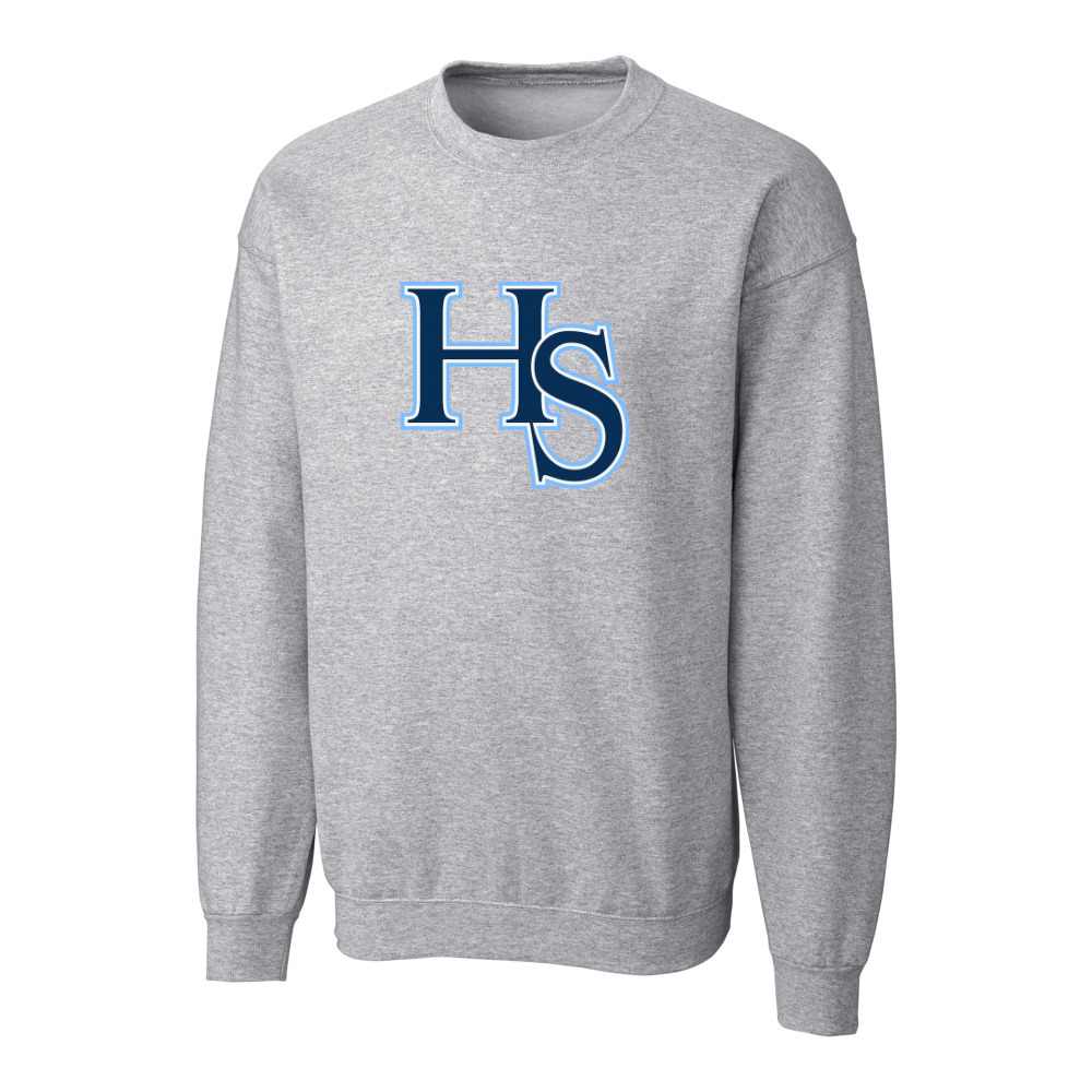 HS Baseball Applique Logo Crewneck Sweatshirt - Adult