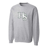 HS Softball Applique HS Logo Crewneck Sweatshirt - Adult