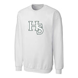 HS Softball Applique HS Logo Crewneck Sweatshirt - Adult