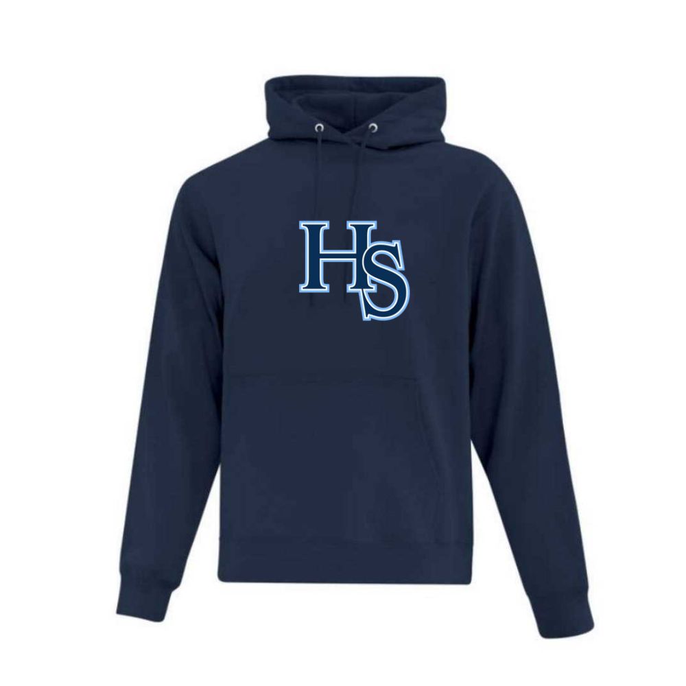 HS Baseball Applique Hoodie - Adult