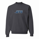 Jets Crewneck Sweatshirt - Stacked Logo - Unisex
