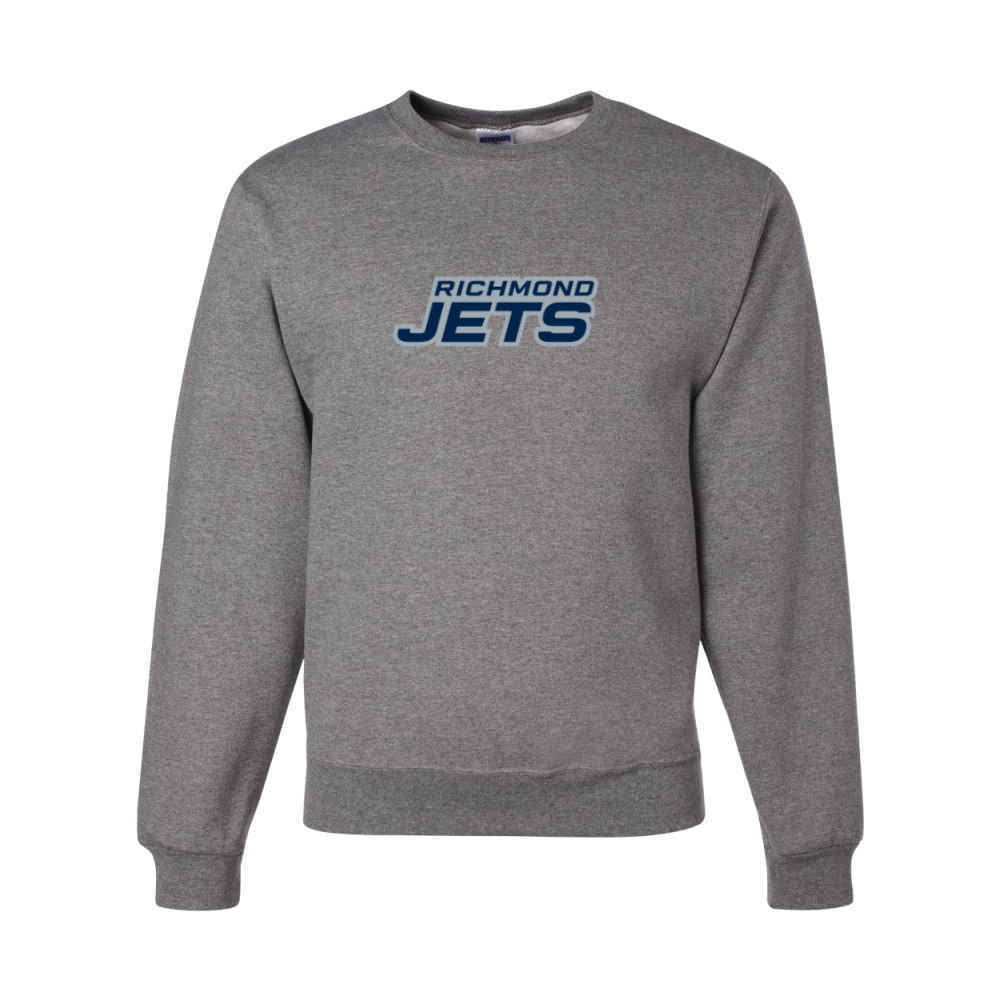 Jets Crewneck Sweatshirt - Stacked Logo - Unisex