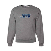 Jets Crewneck Sweatshirt - Stacked Logo - Unisex