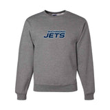 Jets Crewneck Sweatshirt - Stacked Logo - Unisex