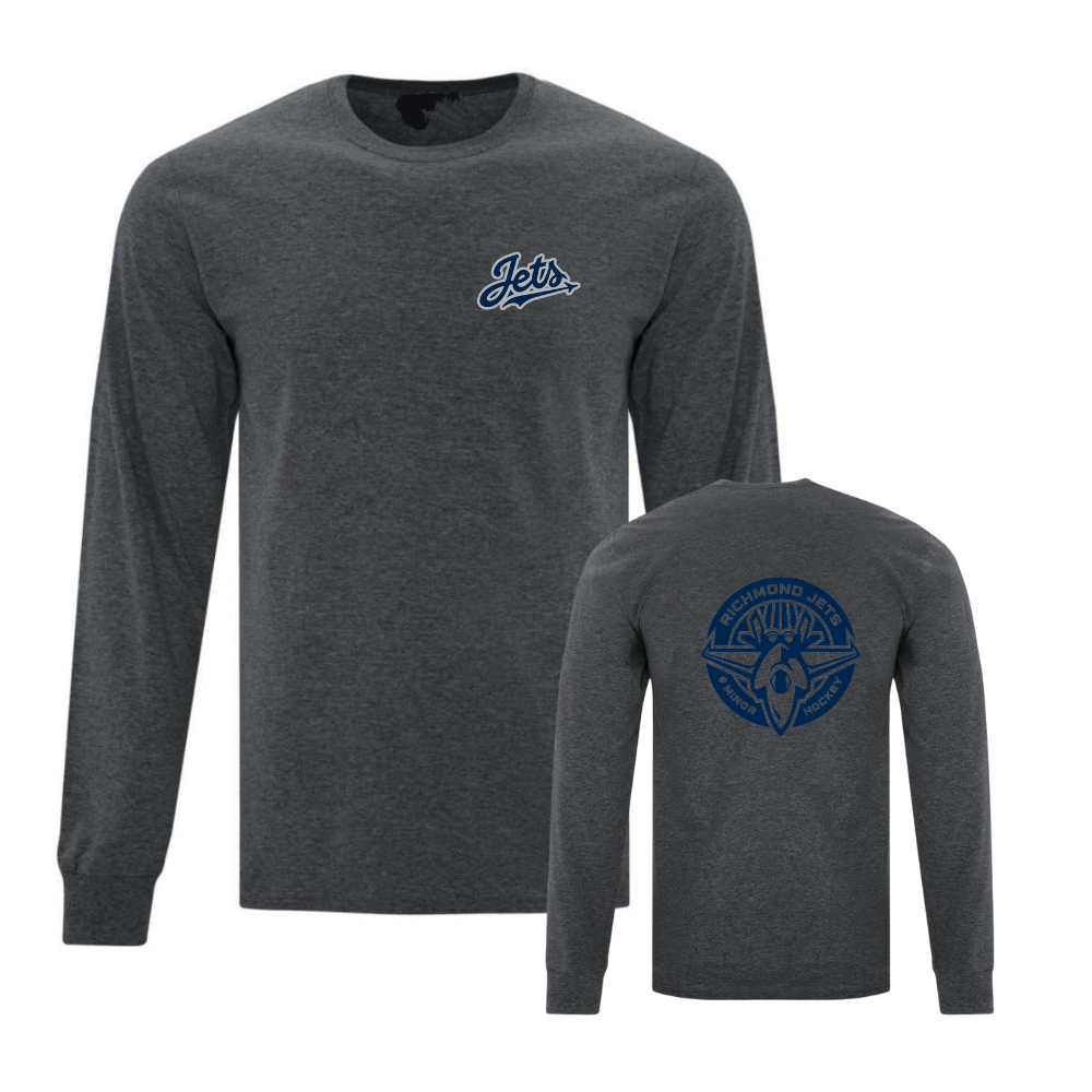 Jets Long Sleeve Graphics Tee   - Youth