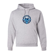 Jets Full Color Embroidered Logo Hoodie - Adult
