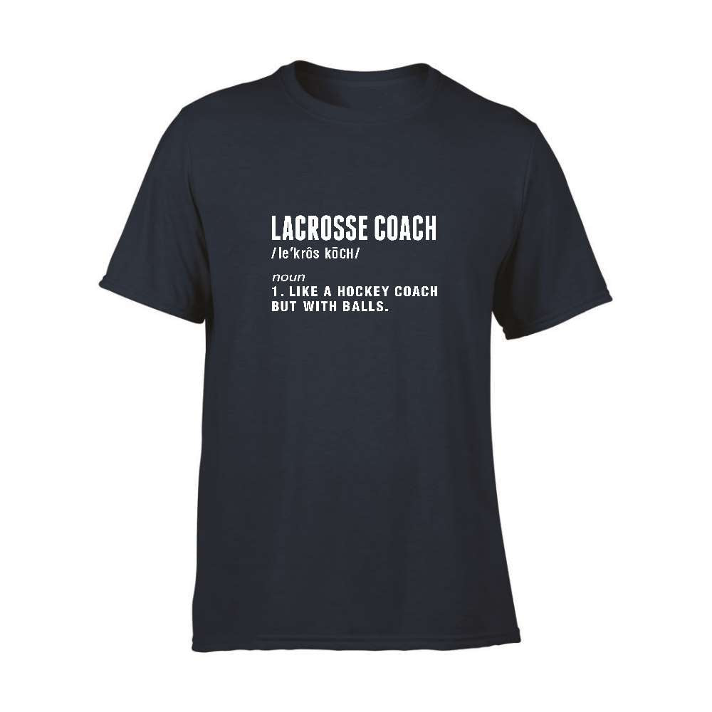 Lacrosse Coach Short Sleeve Dryfit Tee - Adult