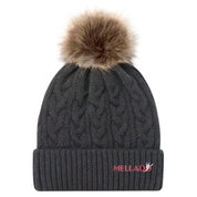 Mellado Faux Fur Pom Toque