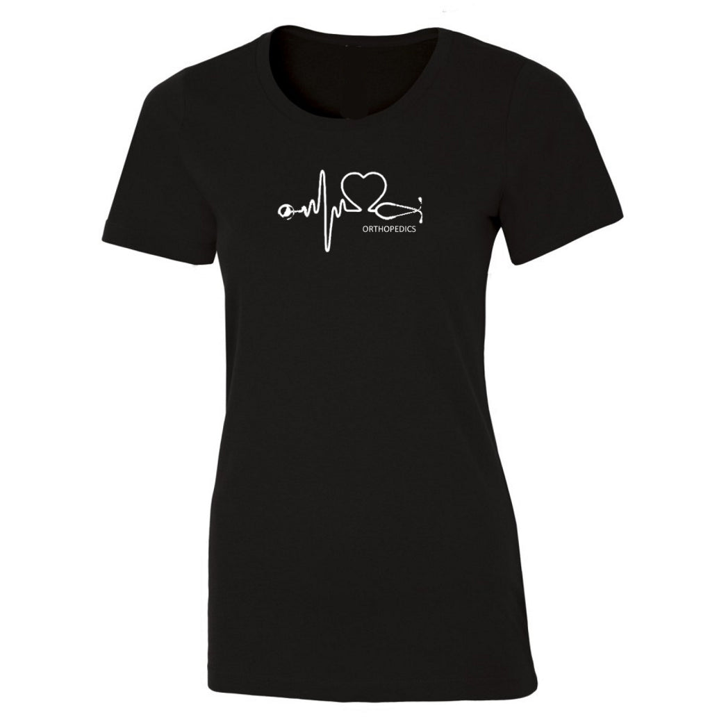 Orthopedics Stethoscope Pulse T-shirt - Ladies