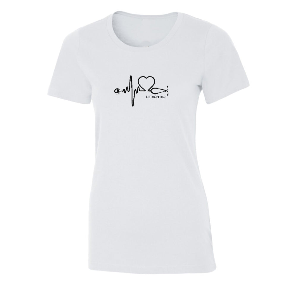 Orthopedics Stethoscope Pulse T-shirt - Ladies
