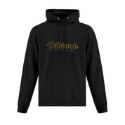 Pittsburgh Passion Hoodie with Vintage Script Logo - Adult