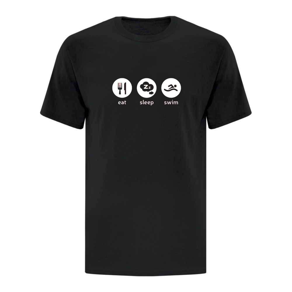 PMA Eat, Sleep, Swim Tee - Adult