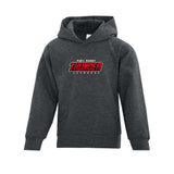Port Moody Lacrosse Felt Applique Thunder Logo Hoodie - Youth
