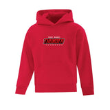 Port Moody Lacrosse Felt Applique Thunder Logo Hoodie - Youth