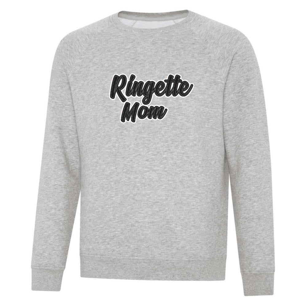 Ringette Mom Vintage Crew Neck Sweatshirt