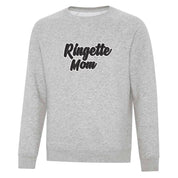 Ringette Mom Vintage Crew Neck Sweatshirt
