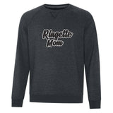 Ringette Mom Vintage Crew Neck Sweatshirt