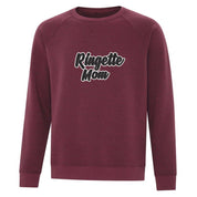 Ringette Mom Vintage Crew Neck Sweatshirt