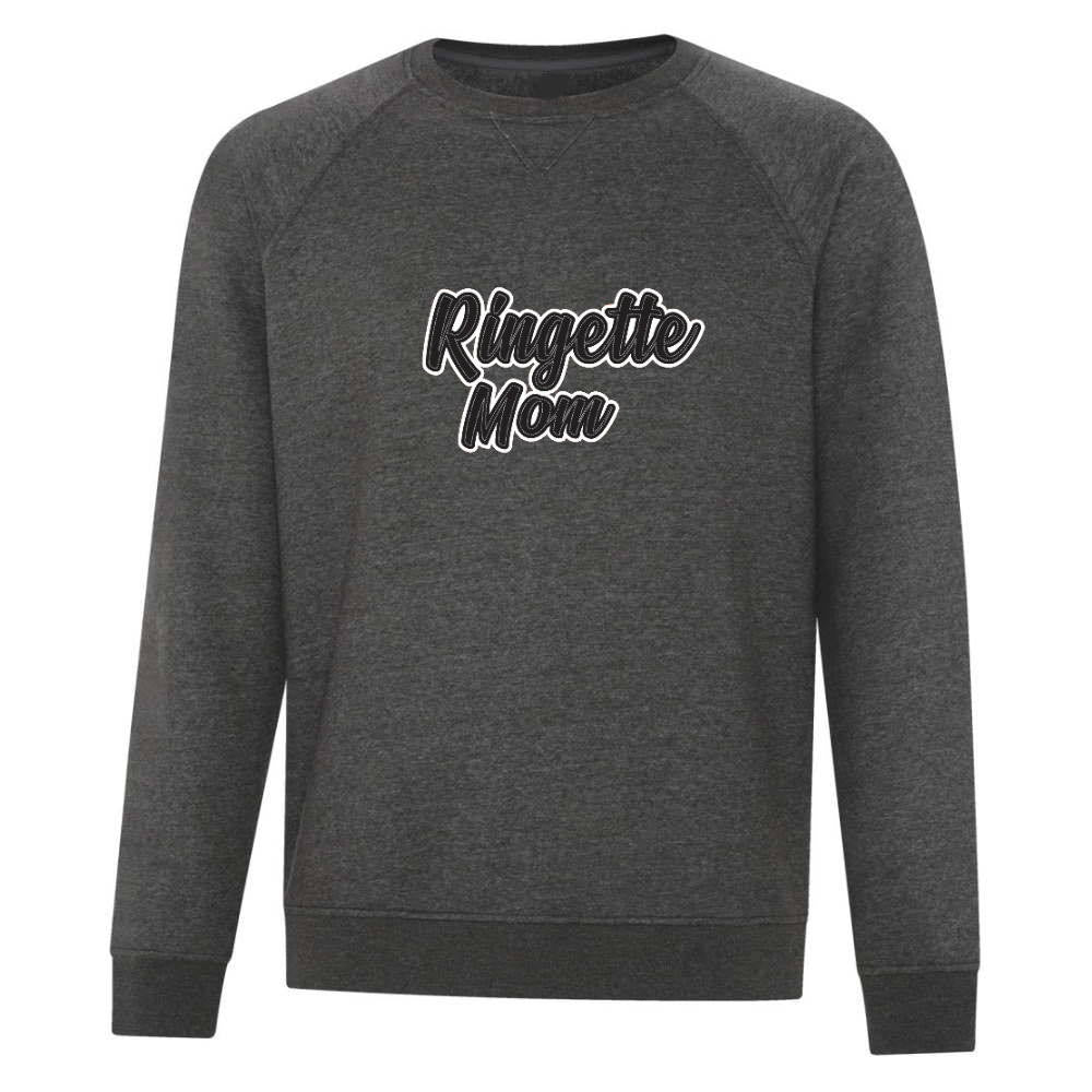 Ringette Mom Vintage Crew Neck Sweatshirt
