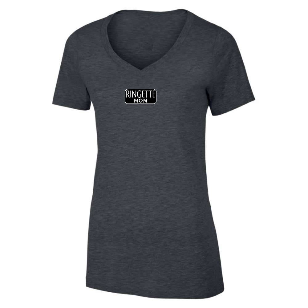 Ringette Mom V-Neck Tee