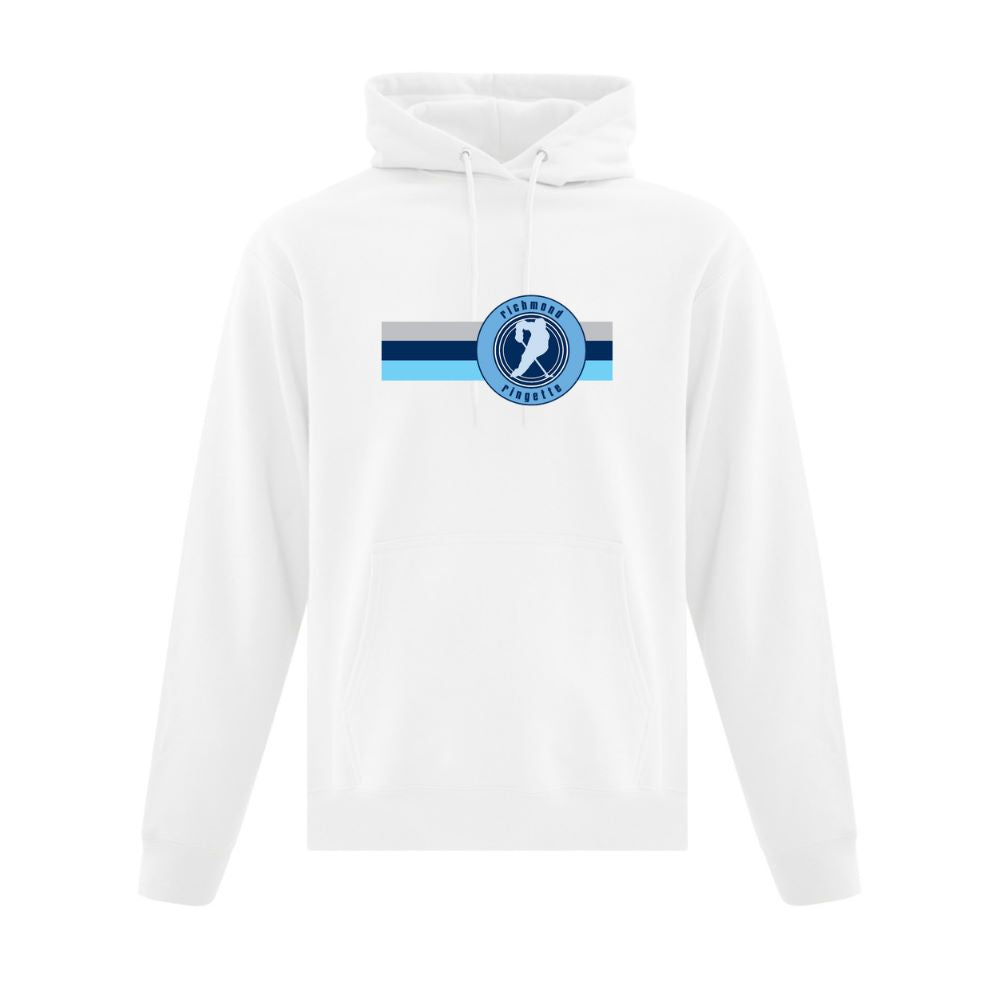 Richmond Ringette Applique Block Logo Hoodie - Adult