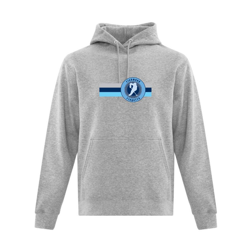 Richmond Ringette Applique Block Logo Hoodie - Adult