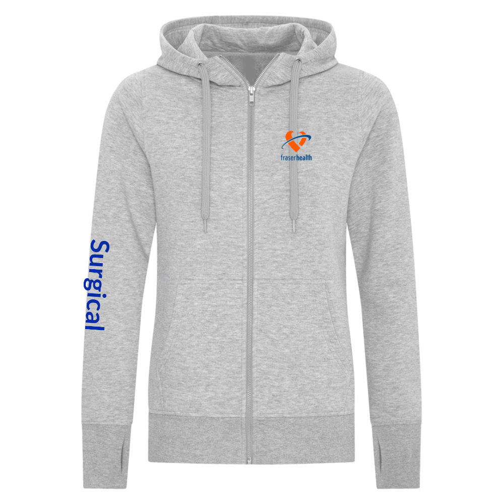 Core Heavy Fleece Surgical Zip Hoodie - Ladies