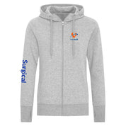 Core Heavy Fleece Surgical Zip Hoodie - Ladies