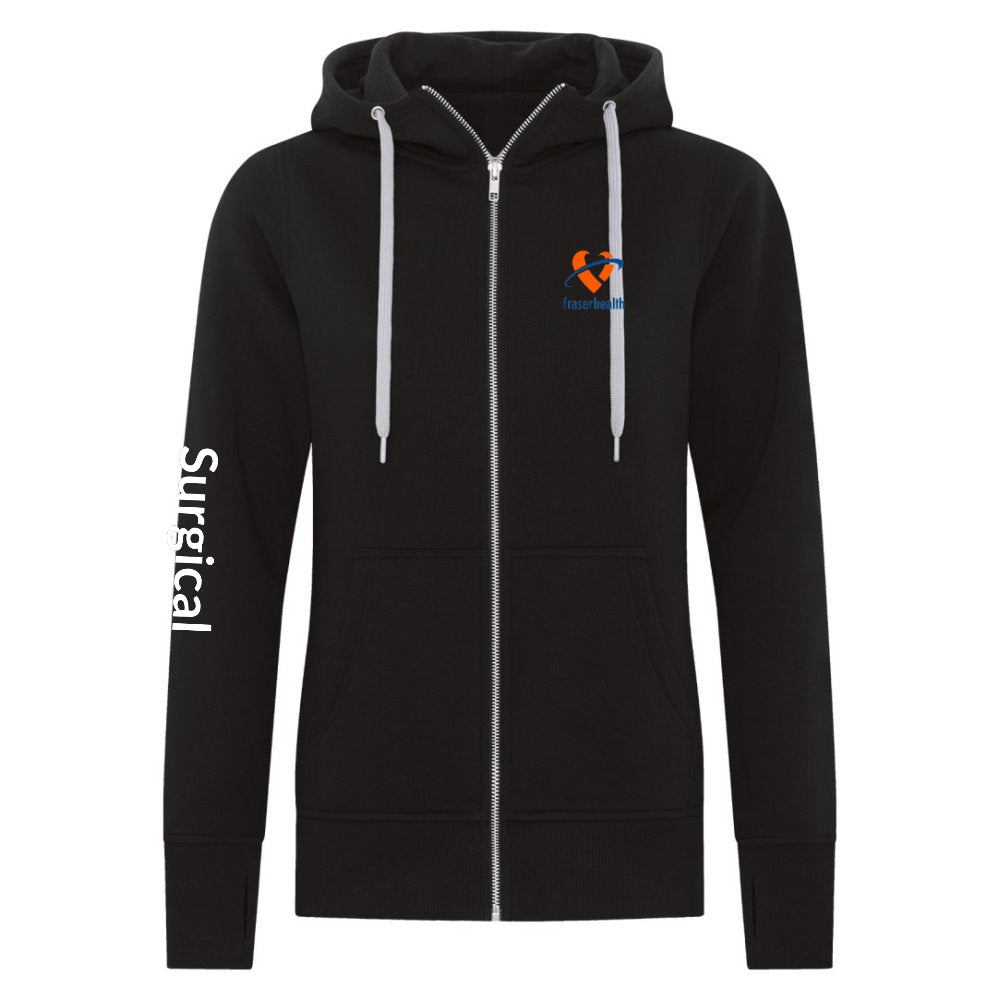 Core Heavy Fleece Surgical Zip Hoodie - Ladies