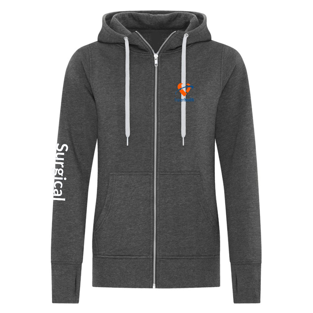 Core Heavy Fleece Surgical Zip Hoodie - Ladies