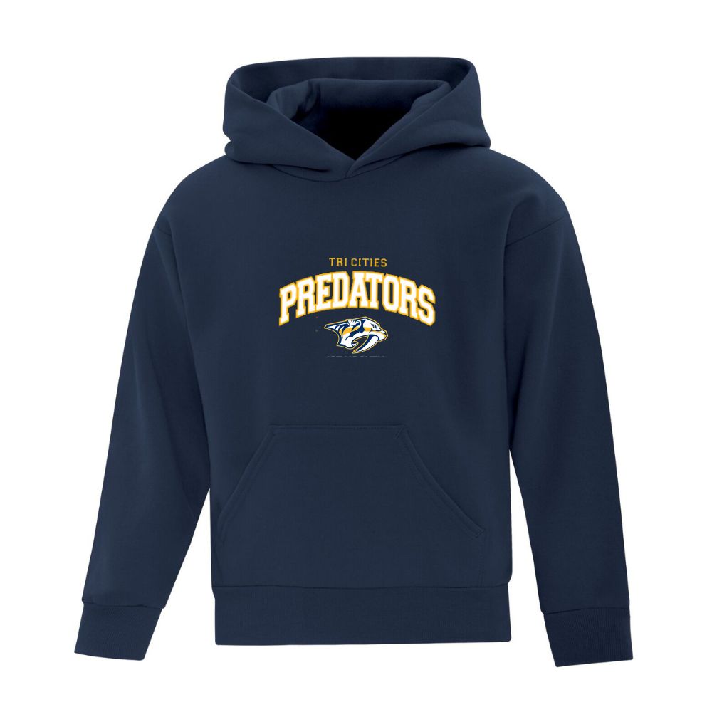 Predators Curved Applique Logo Hoodie - Youth