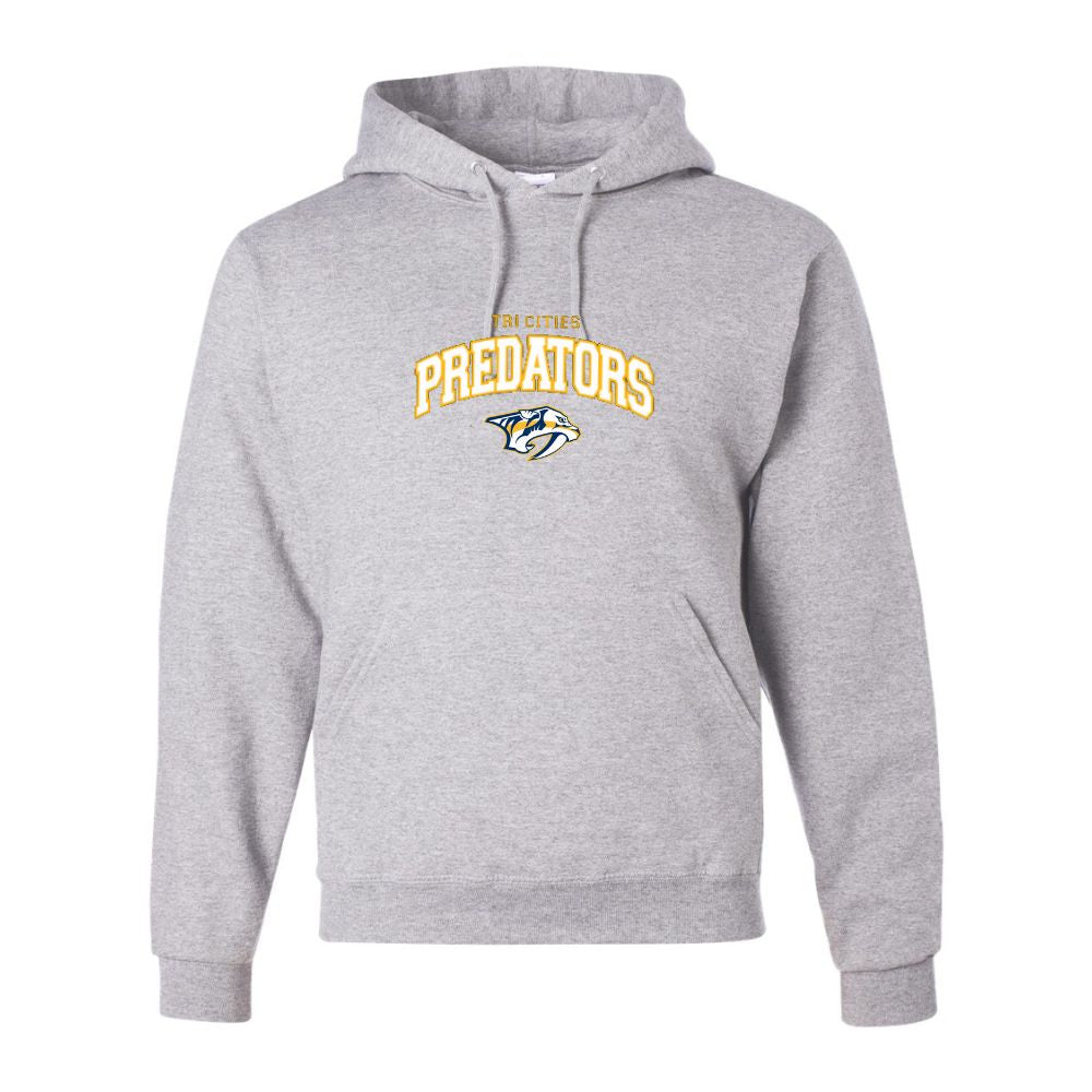 Predators Curved Applique Logo Hoodie - Adult