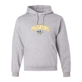 Predators Curved Applique Logo Hoodie - Adult