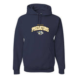 Predators Curved Applique Logo Hoodie - Adult