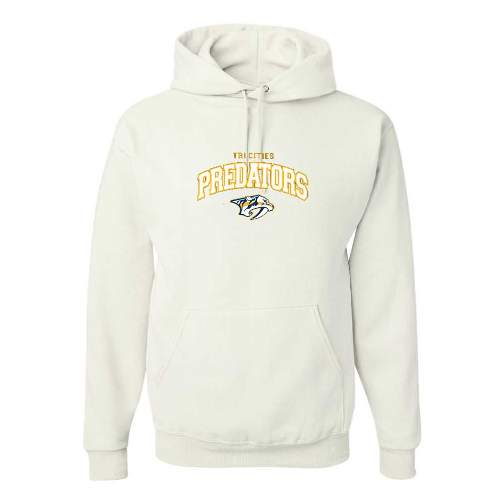 Predators Curved Applique Logo Hoodie - Adult