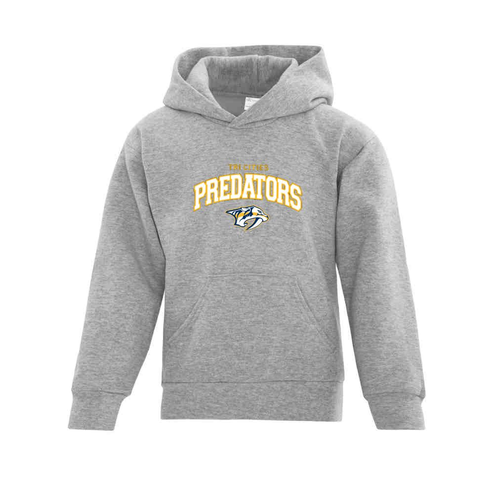 Predators Curved Applique Logo Hoodie - Youth